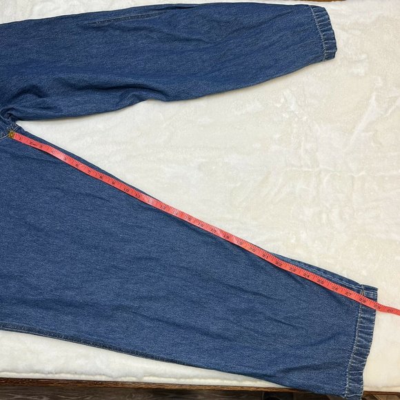 Announcements Maternity Denim Overalls Women’s Size Medium Vintage - Picture 7 of 9